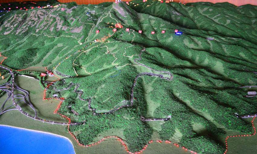 地形地貌沙盘模型制作的五个步骤