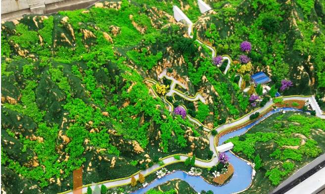 沙盘中地形地貌模型的制作过程