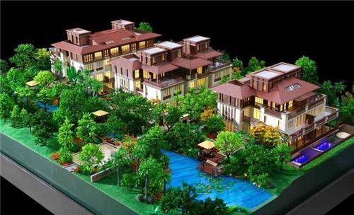 沙盘模型绿地的制作